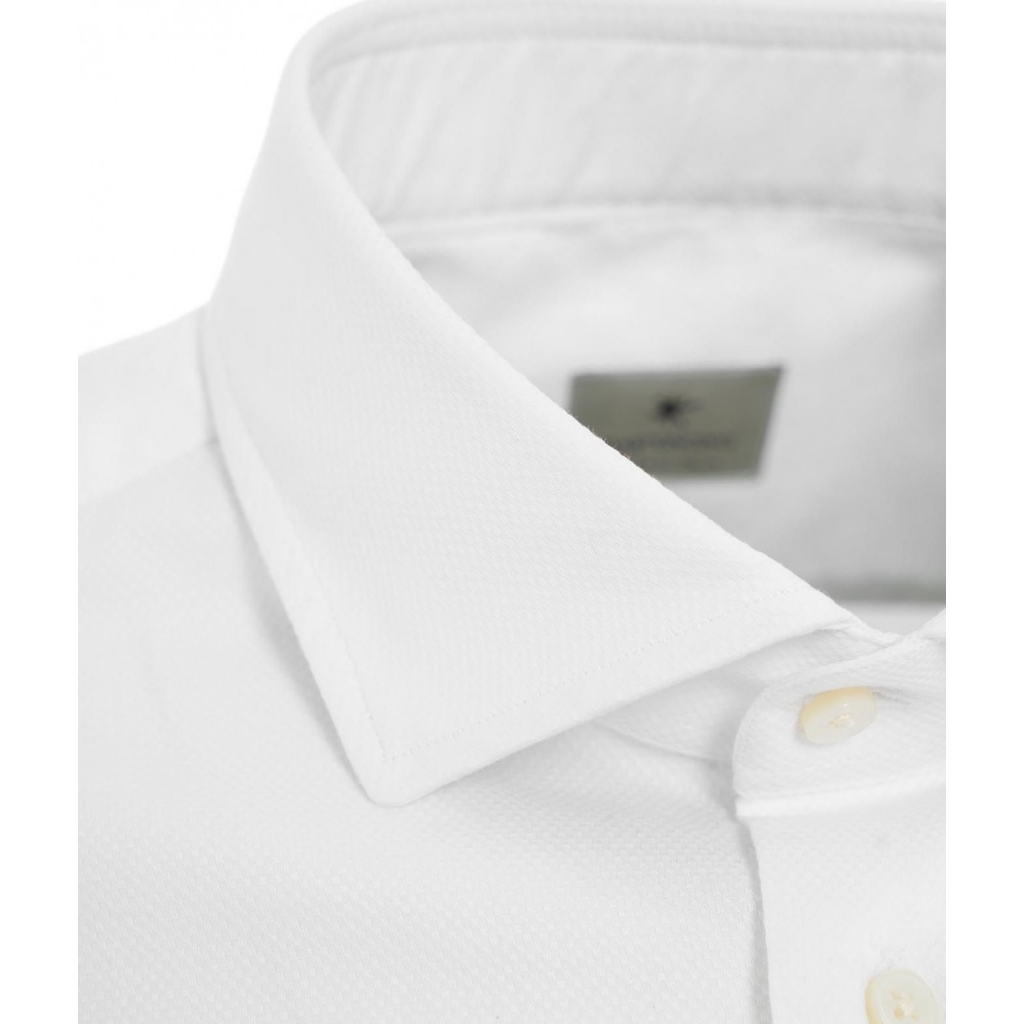 Camicia con struttura bianco