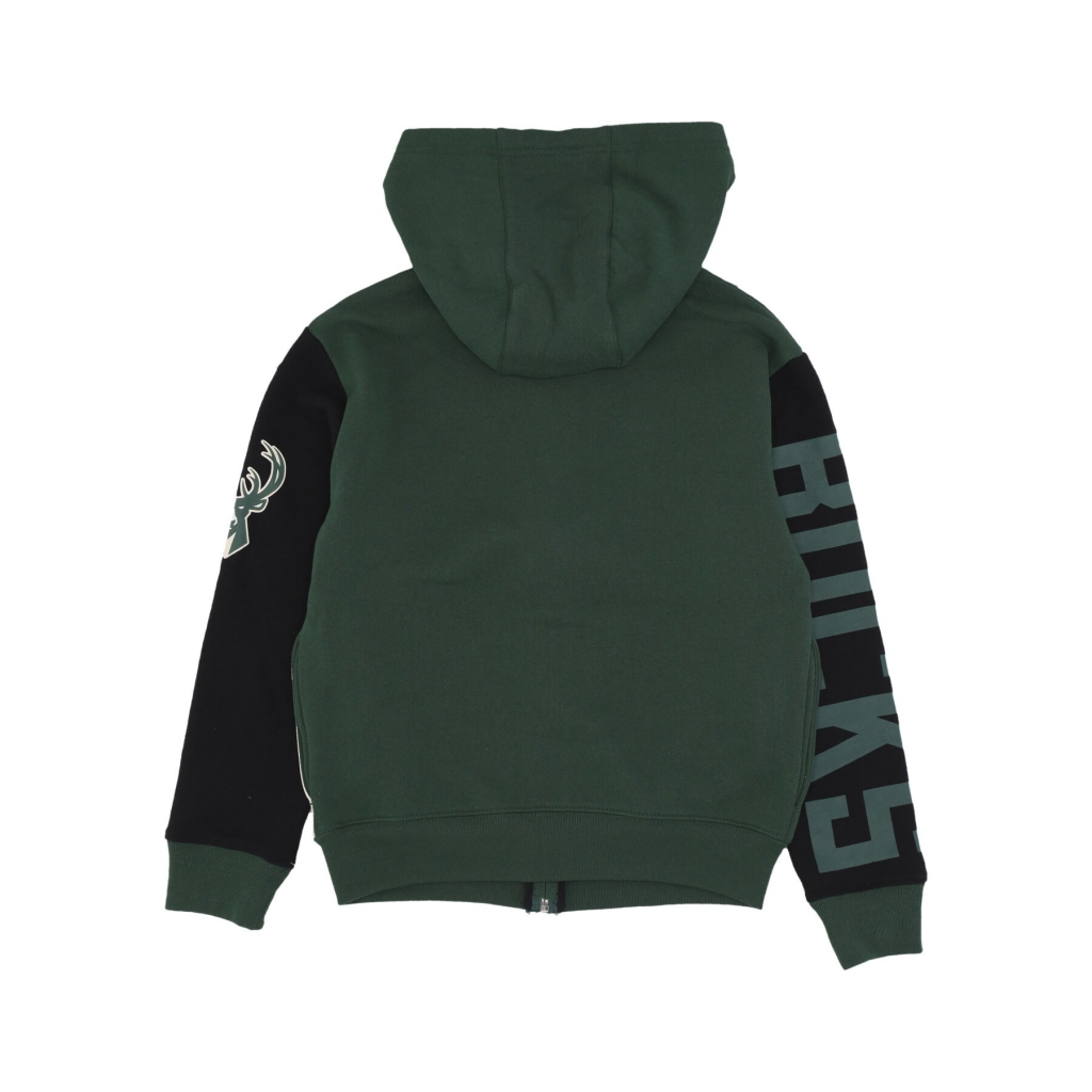 felpa cappuccio zip ragazzo nba poster board cb full zip hoodie milbuc ORIGINAL TEAM COLORS