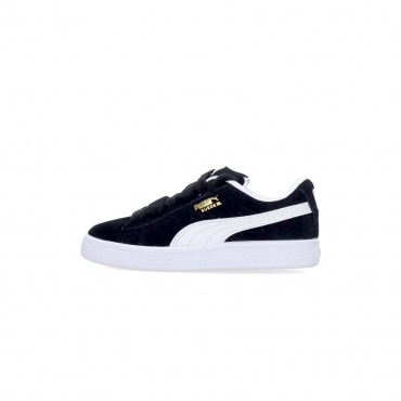 scarpa bassa bambino suede xl ps BLACK/WHITE