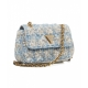 Mini tweed bag Giully azzurro