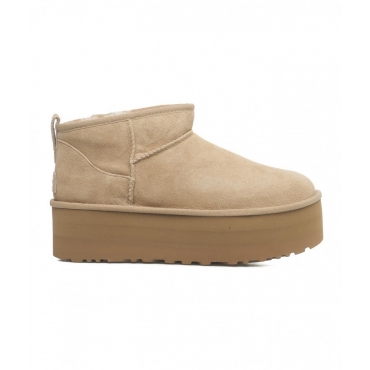 Boots Ultra Classic Mini Platform beige