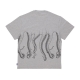maglietta uomo outline logo tee LIGHT GREY