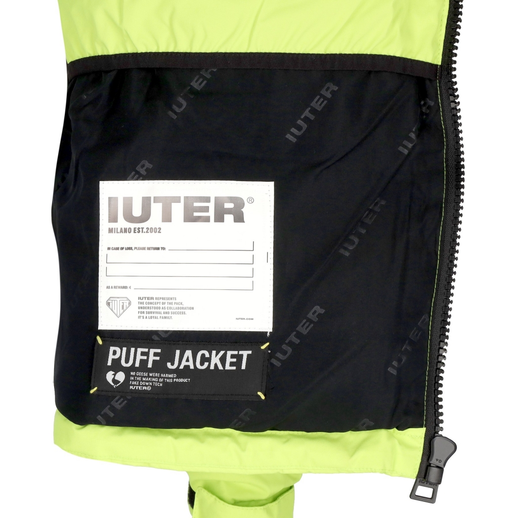 piumino uomo puff jacket LIME