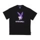 maglietta uomo logo tee x playboy BLACK