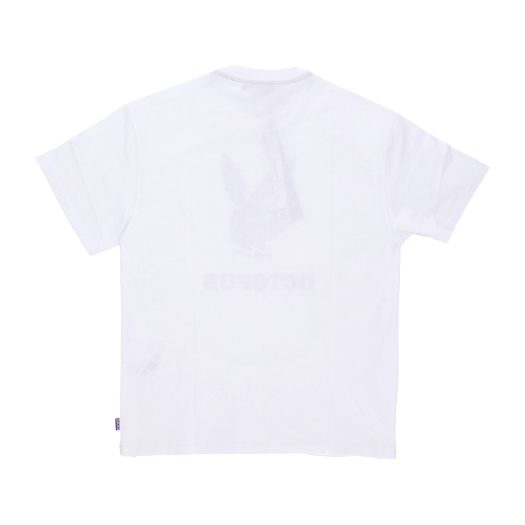 maglietta uomo logo tee x playboy WHITE