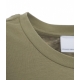 T-shirt Quentin con strass logo oliva