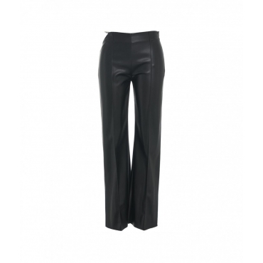 Pantalone in ecopelle nero