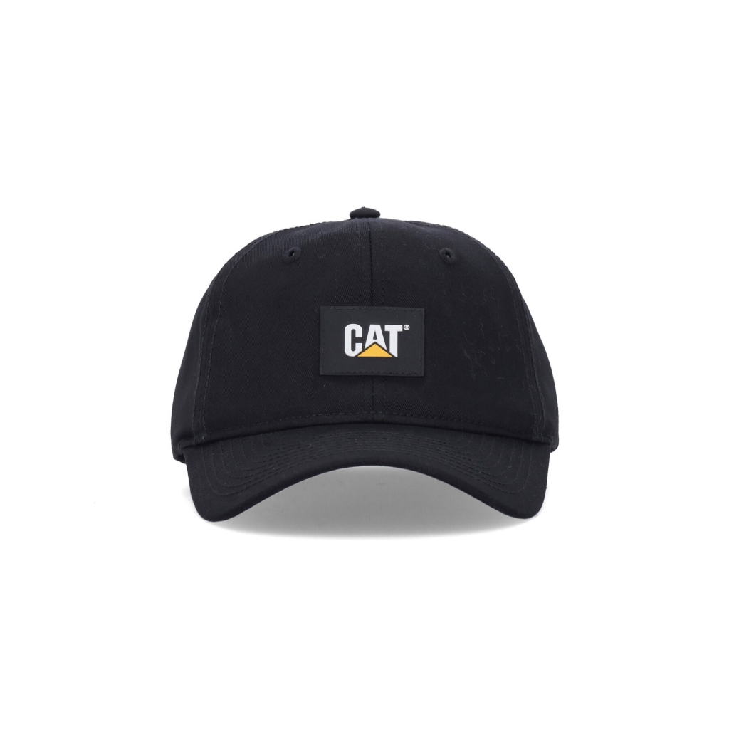cappellino visiera curva uomo logo label unstructured cap PITCH BLACK