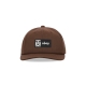 cappellino visiera curva uomo case 6 panel classic snapback BROWN