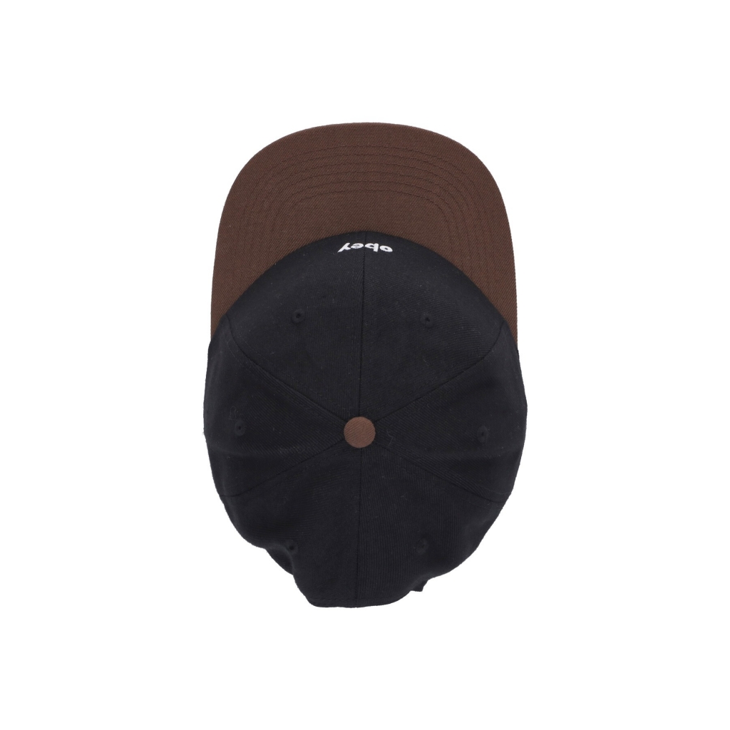 cappellino visiera curva uomo shade 6 panel snapback BLACK MULTI