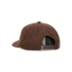 cappellino visiera curva uomo rush 6 panel classic snapback BROWN