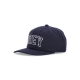 cappellino visiera curva uomo rush 6 panel classic snapback NAVY