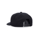 cappellino visiera curva uomo roll call 6 panel classic snapback BLACK