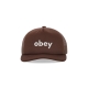 cappellino visiera curva uomo lowercase trucker BROWN