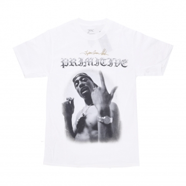 maglietta uomo one tee x tupac WHITE