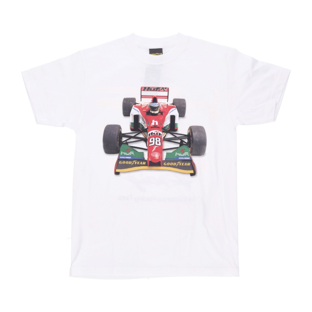 maglietta uomo f1 racing team tee x goodyear WHITE
