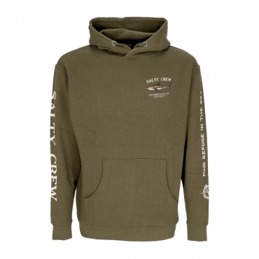 felpa cappuccio uomo bruce hood fleece ARMY