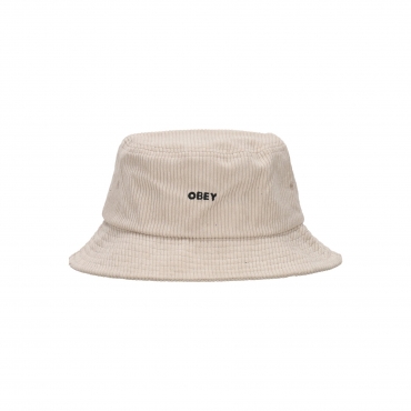 cappello da pescatore uomo bold cord bucket hat UNBLEACHED