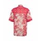 Camicia con stampa floreale rosso