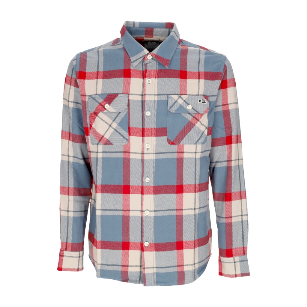 camicia manica lunga uomo dawn patrol flannel SLATE