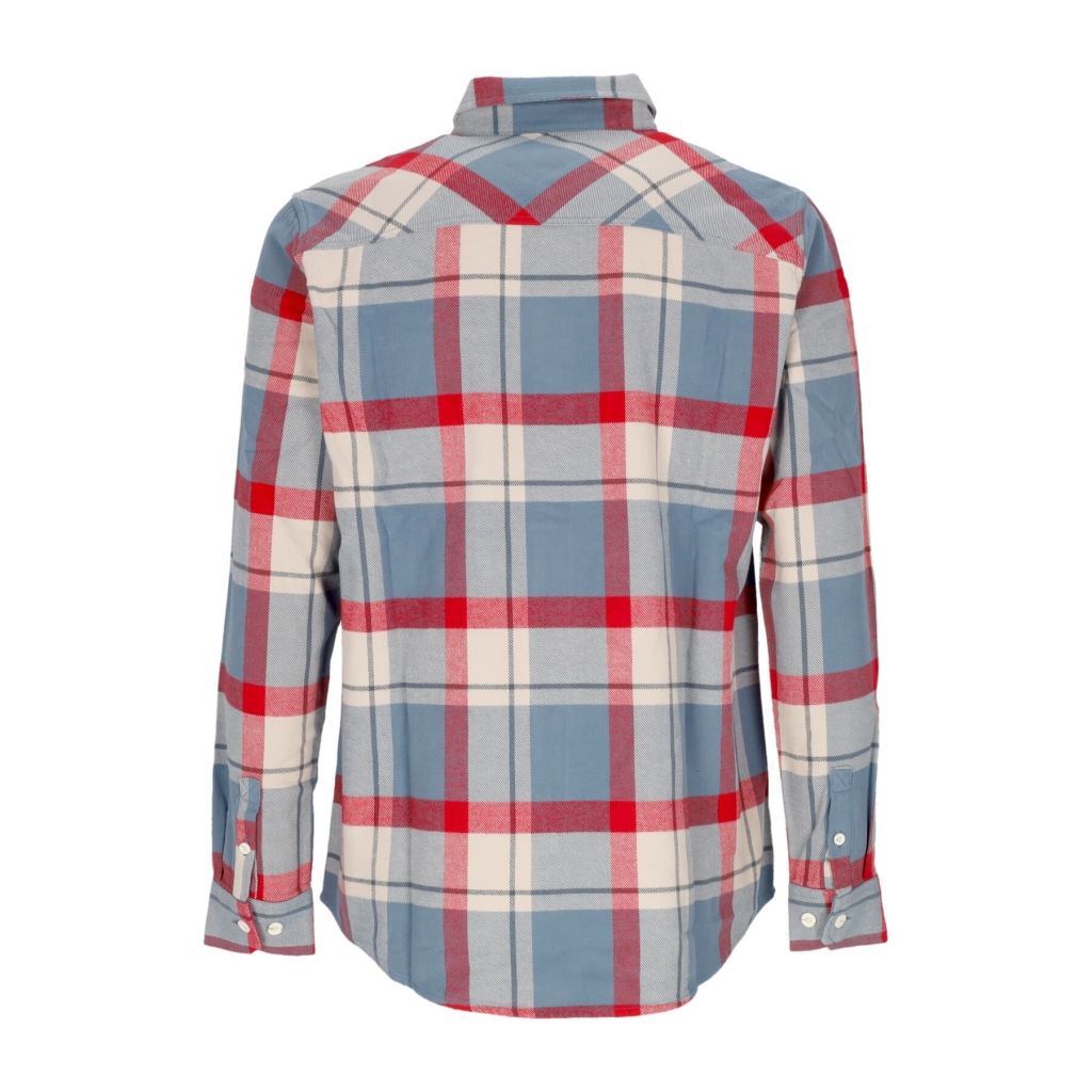 camicia manica lunga uomo dawn patrol flannel SLATE