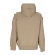 felpa cappuccio uomo label logo hoodie LEMON PEPPER