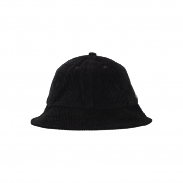cappello da pescatore uomo cherish cord bucket hat BLACK