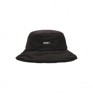 cappello da pescatore uomo insulated bucket hat BLACK