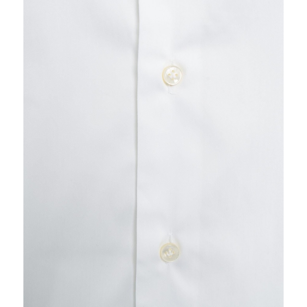Camicia in misto cotone bianco