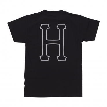 maglietta uomo set h tee BLACK