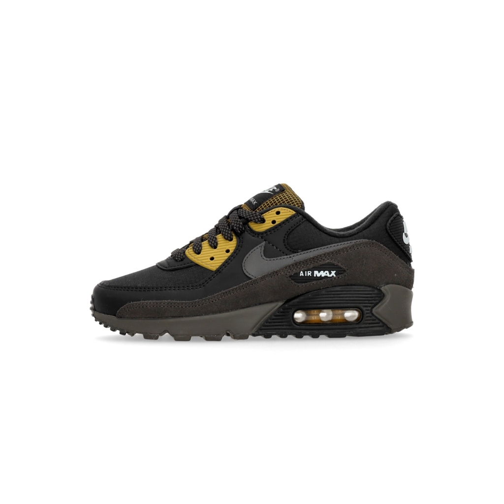 scarpa bassa uomo air max 90 BLACK/MEDIUM ASH/BRONZINE/BLUE TINT