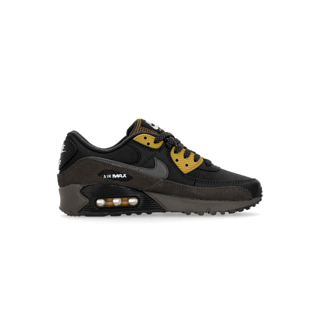scarpa bassa uomo air max 90 BLACK/MEDIUM ASH/BRONZINE/BLUE TINT