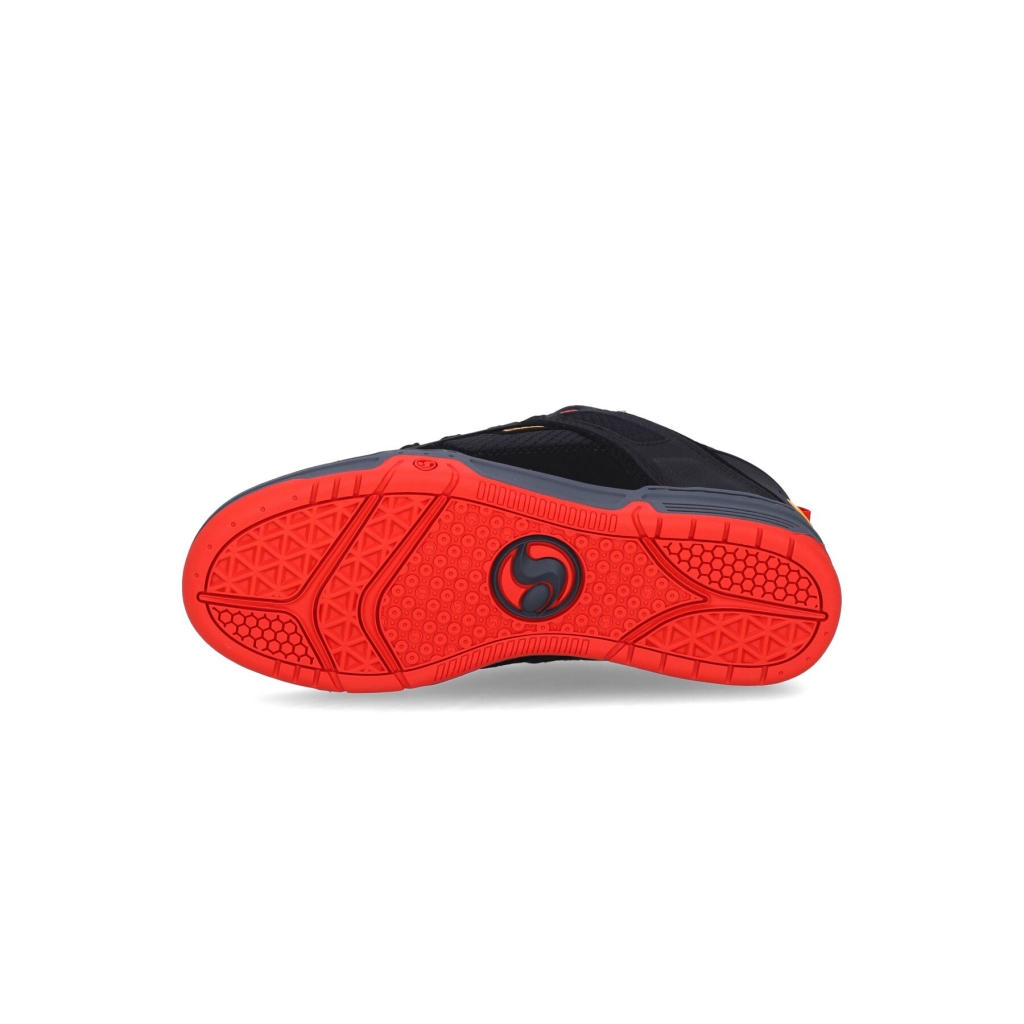 scarpe skate uomo comanche BLACK/YELLOW/FIERY RED/NUBUCK