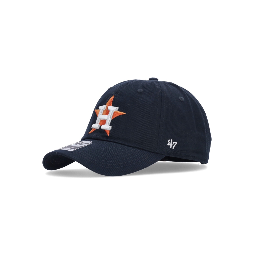 cappellino visiera curva uomo mlb clean up houast NAVY