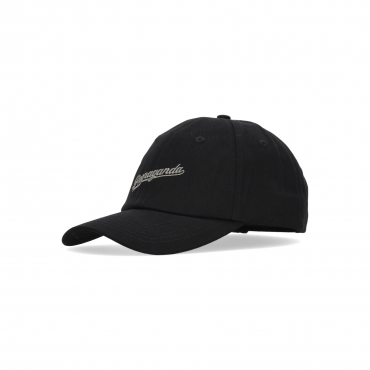 cappellino visiera curva uomo signature dad hat BLACK