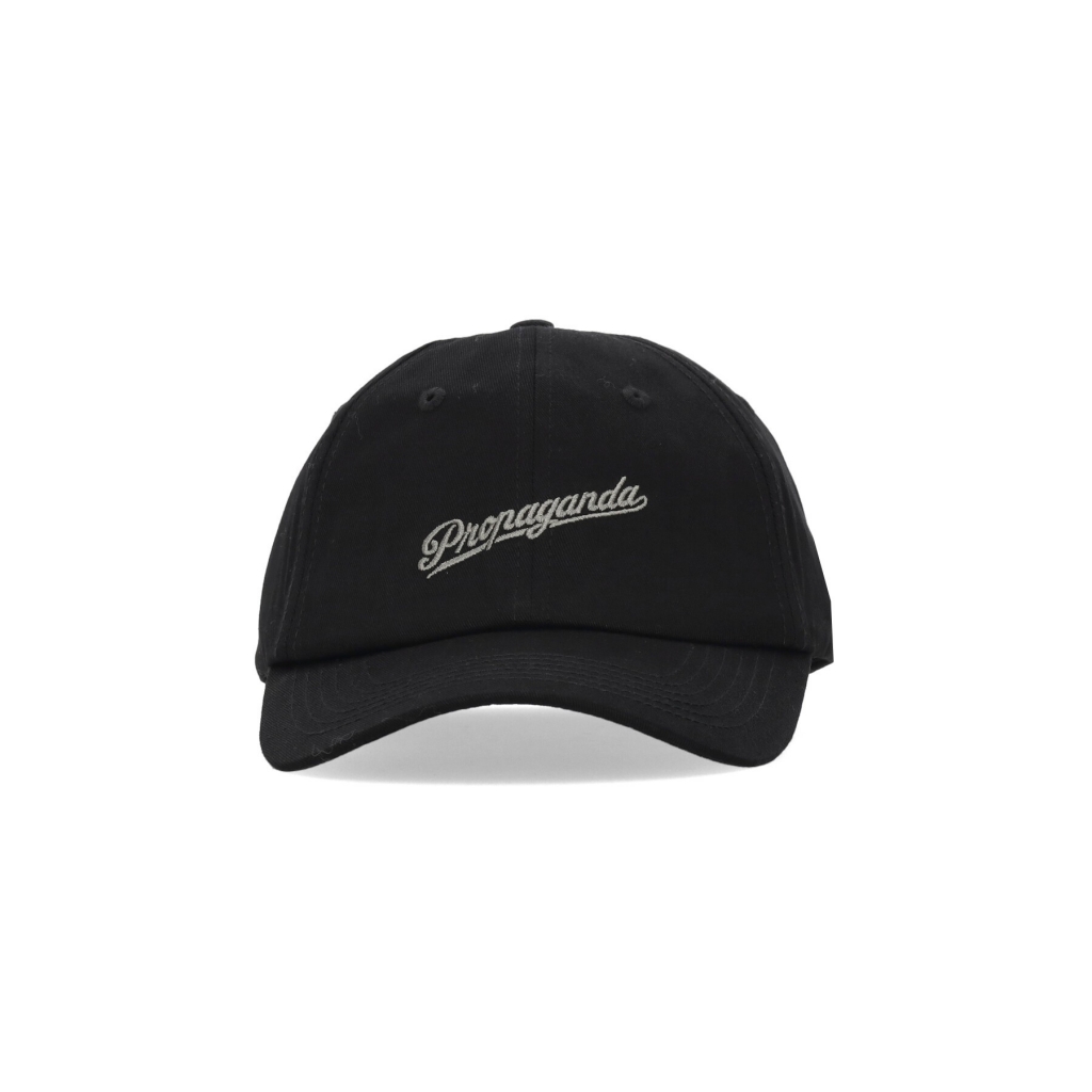 cappellino visiera curva uomo signature dad hat BLACK