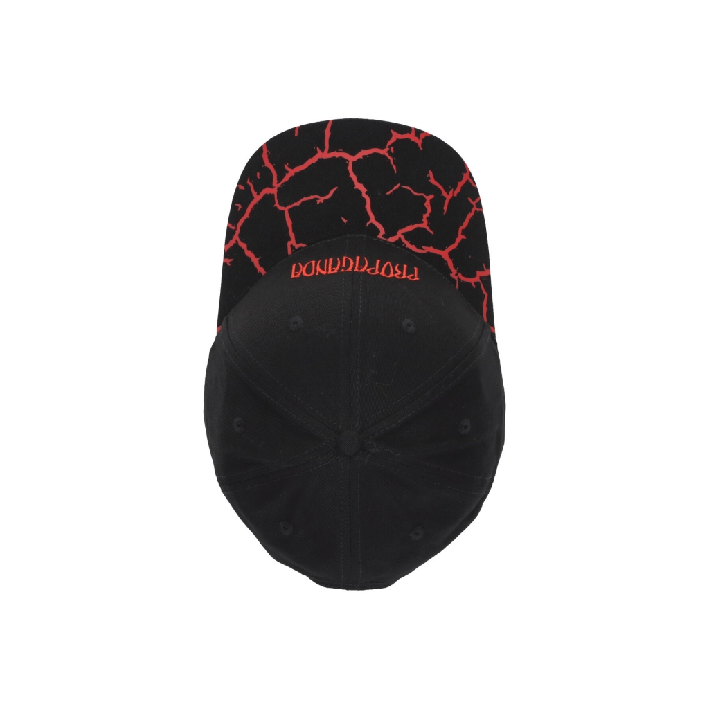 cappellino visiera curva uomo triangle dad hat RED