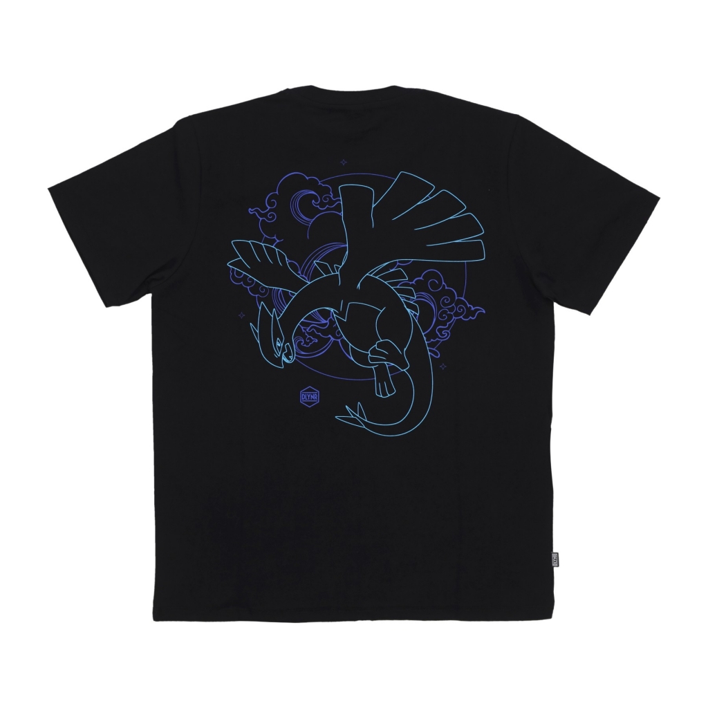 maglietta uomo lugia tee x pokemon BLACK
