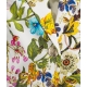 Blazer monopetto con stampa floreale multicolore