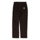 pantalone lungo uomo cord fatigue pant BROWN