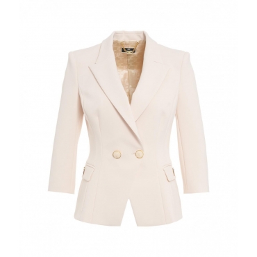 Blazer doppiopetto beige