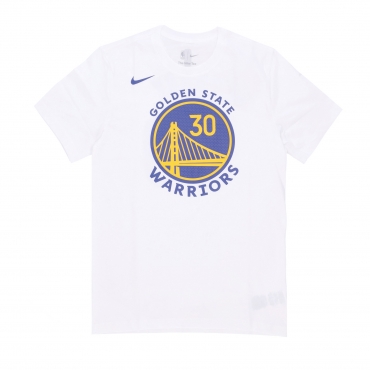 maglietta uomo nba essential tee no 30 stephen curry golwar WHITE