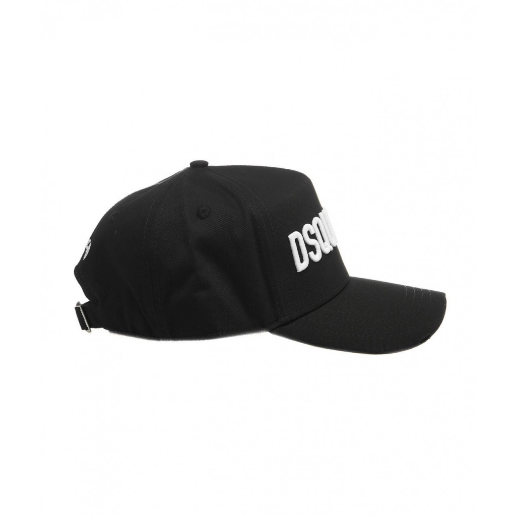 Cappellino da baseball con logo nero