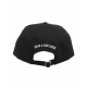 Cappellino da baseball con logo nero