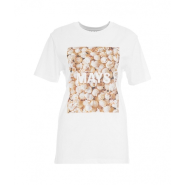 T-shirt con stampa bianco