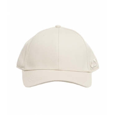 Cappellino da baseball con logo beige