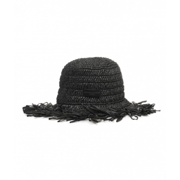 Cappello di paglia nero