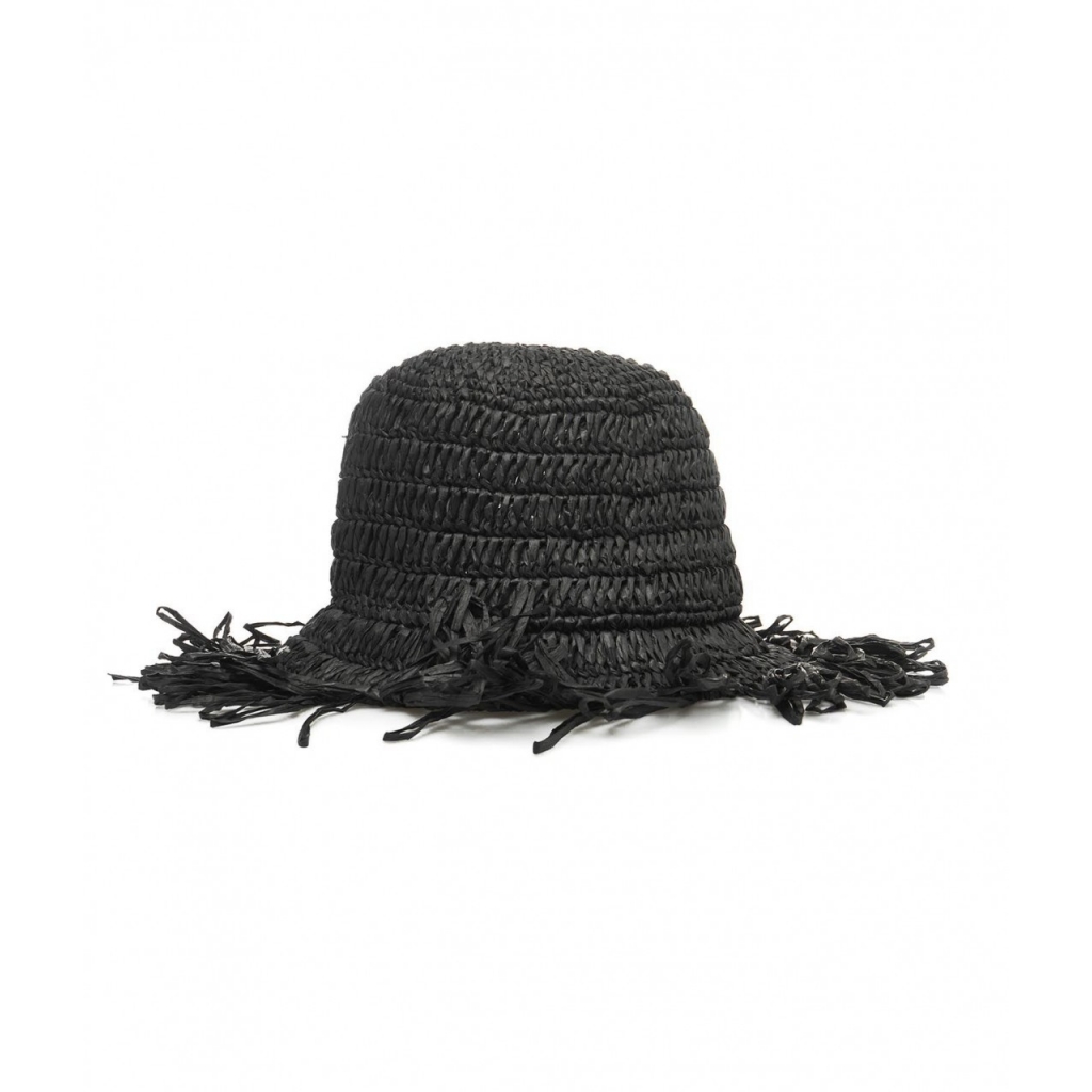 Cappello di paglia nero