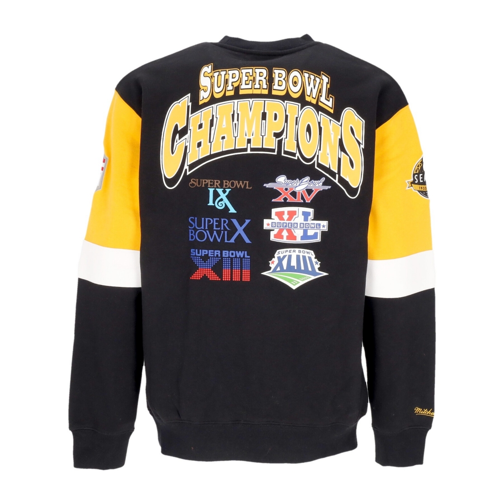 felpa girocollo uomo nfl all over crew 30 pitste ORIGINAL TEAM COLORS