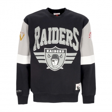 felpa girocollo uomo nfl all over crew 30 oakrai ORIGINAL TEAM COLORS